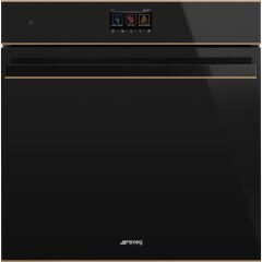 SO6604S4PNR - KOMBİ BUHARLI - SİYAH CAM - BAKIR ESTETİK