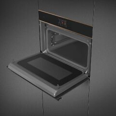 SO4604M2PNR - KOMBİ MİKRODALGA FIRIN - SİYAH CAM - BAKIR ESTETİK