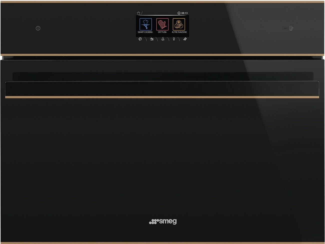 SO4604M2PNR - KOMBİ MİKRODALGA FIRIN - SİYAH CAM - BAKIR ESTETİK