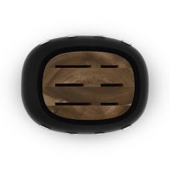 RETRO STANDLI BIÇAK SETİ SİYAH