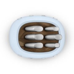 RETRO STANDLI BIÇAK SETİ SİYAH