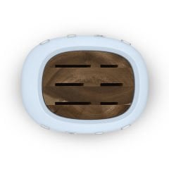 RETRO STANDLI BIÇAK SETİ SİYAH