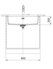 FRANKE - GRANİT EVİYE MARİS - TEZGAH ALTI MRG 110-72 SAHARA