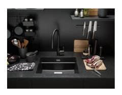 FRANKE -  GRANİT EVİYE KUBUS 2 - TEZGAH ALTI KNG 110-52 NERO