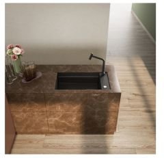 FRANKE - GRANİT EVİYE KUBUS 2 - TEZGAH ALTI KNG 110-62 NERO