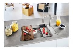 FRANKE - GRANİT EVİYE KUBUS 2 - TEZGAH ALTI KNG 110-62 BİANCO