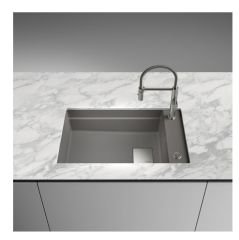 FRANKE - GRANİT EVİYE KUBUS 2 - TEZGAH ALTI KNG 110-62 STONE GREY