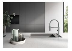 FRANKE - GRANİT EVİYE KUBUS 2 - TEZGAH ALTI KNG 110-62 STONE GREY