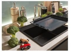 FRANKE - GRANİT EVİYE MARİS - TEZGAH ÜSTÜ MRG 610-52 MATT BLACK