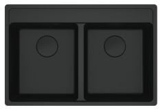 FRANKE - GRANİT EVİYE MARİS - TEZGAH ÜSTÜ MRG 620-35-35 MATT BLACK