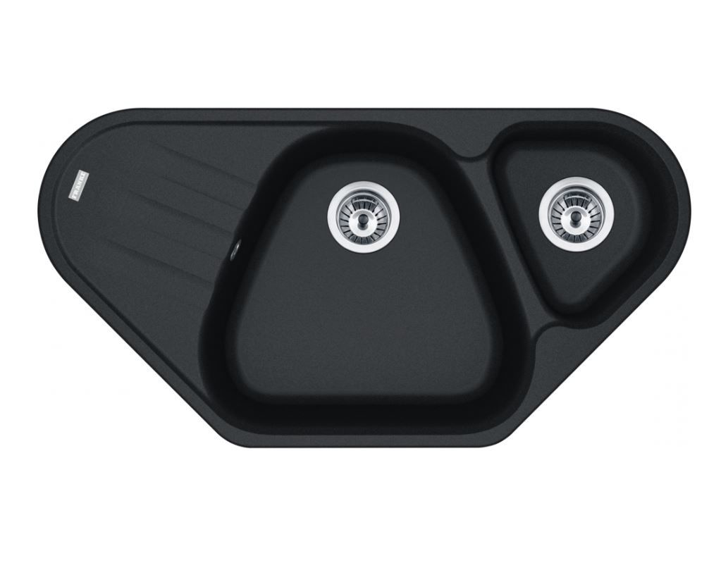 FRANKE - GRANİT EVİYE ANTEA KÖŞE - TEZGAH ÜSTÜ AZG 661-E NERO