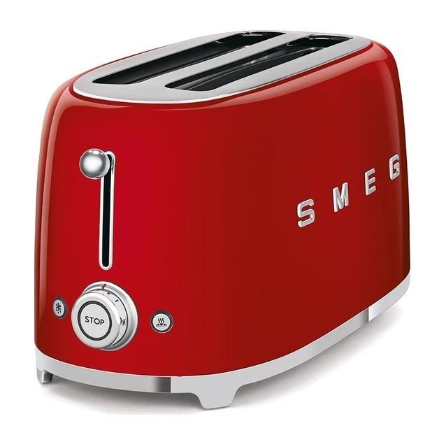 4 Dilim Ekmek Kızartma Makinesi - KIRMIZI