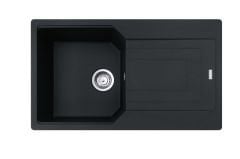 FRANKE - GRANİT EVİYE URBAN - TEZGAH ÜSTÜ UBG 611-86 NERO