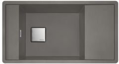 FRANKE - GRANİT EVİYE  FRESNO - TEZGAH ÜSTÜ FSG 611-88 STONE GREY