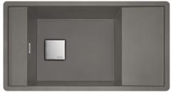 FRANKE - GRANİT EVİYE  FRESNO - TEZGAH ÜSTÜ FSG 611-88 STONE GREY