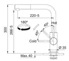 FRANKE - GLENDA DOCCİA ÇELİK  BATARYA