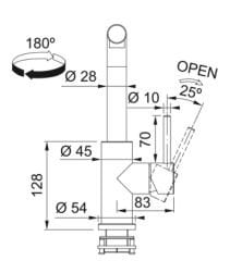 FRANKE - GLENDA DOCCİA ÇELİK  BATARYA
