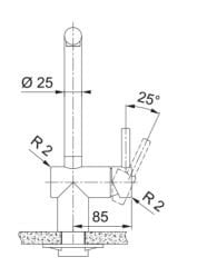 FRANKE - ATLAS NEO DOCCİA BATARYA  - COPPER