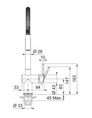 FRANKE - ACTİVE PLUS SEMİ PRO BATARYA - MATT BLACK