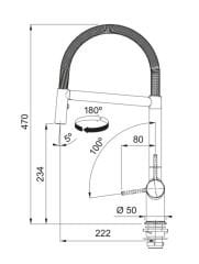 FRANKE - ACTİVE PLUS SEMİ PRO BATARYA - MATT BLACK