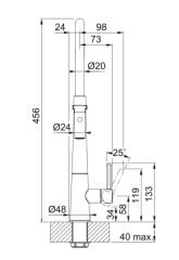 FRANKE - ICON SEMİ PRO BATARYA - MATT BLACK