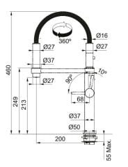 FRANKE - PASCERA BATARYA - MATT BLACK