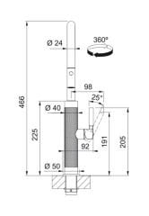 FRANKE - MYTHOS MASTERPİECE BATARYA - COPPER