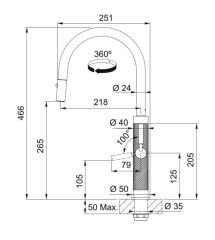 FRANKE - MYTHOS MASTERPİECE BATARYA - GOLD