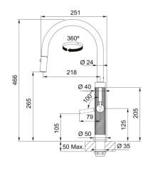 FRANKE - MYTHOS MASTERPİECE BATARYA - GOLD