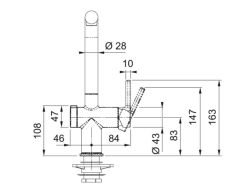 FRANKE - ACTİVE TWİST DOCCİA BATARYA - DECOR STEEL