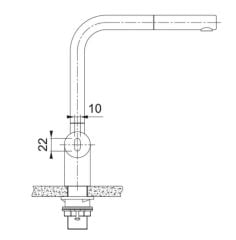 FRANKE - ATLAS NEO SENSOR DOCCİA BATARYA - INDUSTRİAL BLACK
