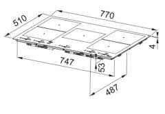 FRANKE MYTHOS K-LINK OCAK - FMY 805 I F KL BK BLACK GLASS