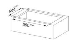 FRANKE SMART 2GETHER  DAVLUMBAZ ENTEGRELİ OCAK - FSM 709 HI BLACK GLASS
