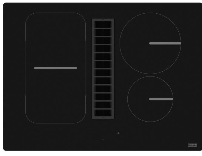 FRANKE SMART 2GETHER  DAVLUMBAZ ENTEGRELİ OCAK - FSM 709 HI BLACK GLASS