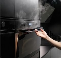 FRANKE MYTHOS FMY 45 MW BK BLACK + BLACK FRAME 45 CM KOMBİ MİKRODALGA FIRIN