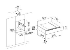FRANKE MYTHOS FMY 14 DRW XS BLACK + INOX FRAME ISITMA ÇEKMECESİ