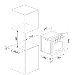 FRANKE COUNTRY 65 FCO 86 H MB MATT BLACK FIRIN