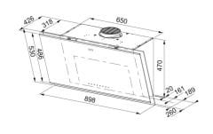 FRANKE MYTHOS PRO K-LINK FMY PRO 907 FM BK/IX KL BLACK GLASS+INOX