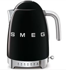 Smeg Kettle - Su Isıtıcı ISI AYARLI RENK : SİYAH