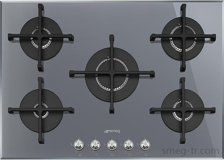 PV175S LINEA - GÜMÜŞ CAM SERAMİK GAZLI OCAK 70 CM