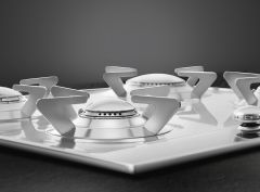 P64ES - ÇELİK GAZLI OCAK - PİANO DESİGN