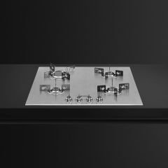 PXL664 - MAT ÇELİK - GAZLI OCAK - BLADE ALEV TİPİ