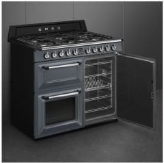 SMEG TR103GR - VICTORIA - BARUT GRİSİ - 100 CM KUZİNE