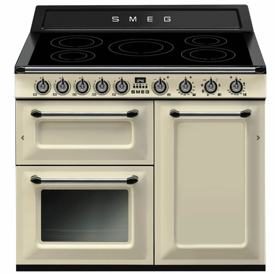 SMEG  VICTORIA - TR103IP2 KREM - İNDÜKSİYONLU - 100 CM KUZİNE
