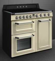 SMEG  VICTORIA - TR103IP2 KREM - İNDÜKSİYONLU - 100 CM KUZİNE