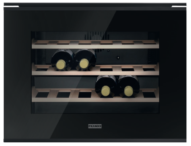 FRANKE - ŞARAPLIK FMY 24 WCR N XS Black + Inox Frame