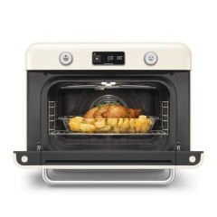 SMEG - Tezgah Üstü Kombi Fırın - Krem - COF01CREU