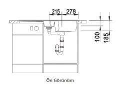 NUEVO - Sonas 6 S - Seramik Eviye