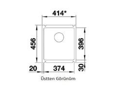 NUEVO - Sonic 375 U - Seramik Eviye